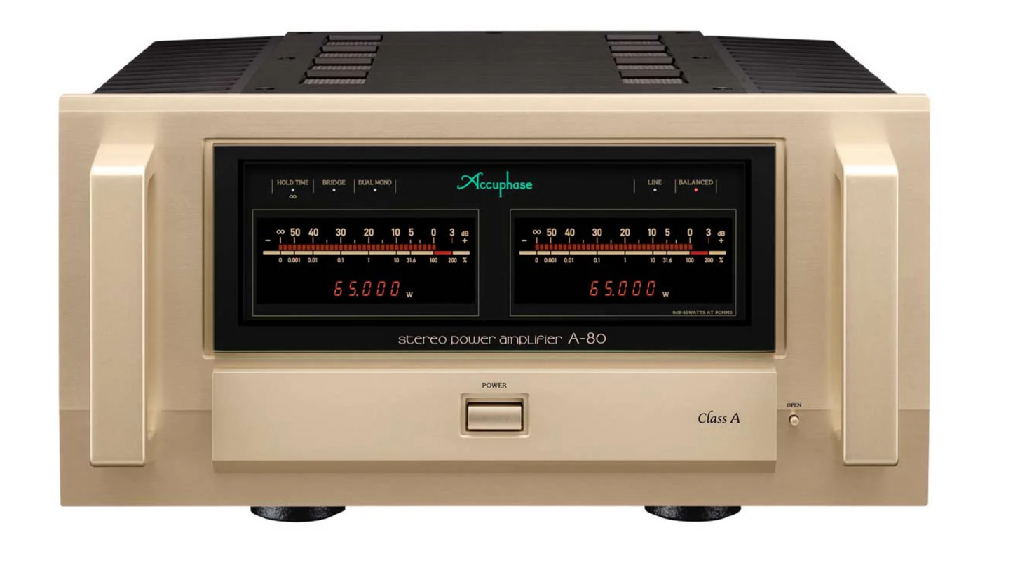 Accuphase A-80 Class-A Stereo Power Amplifier, Luxury HiFi dealer in Timonium Maryland