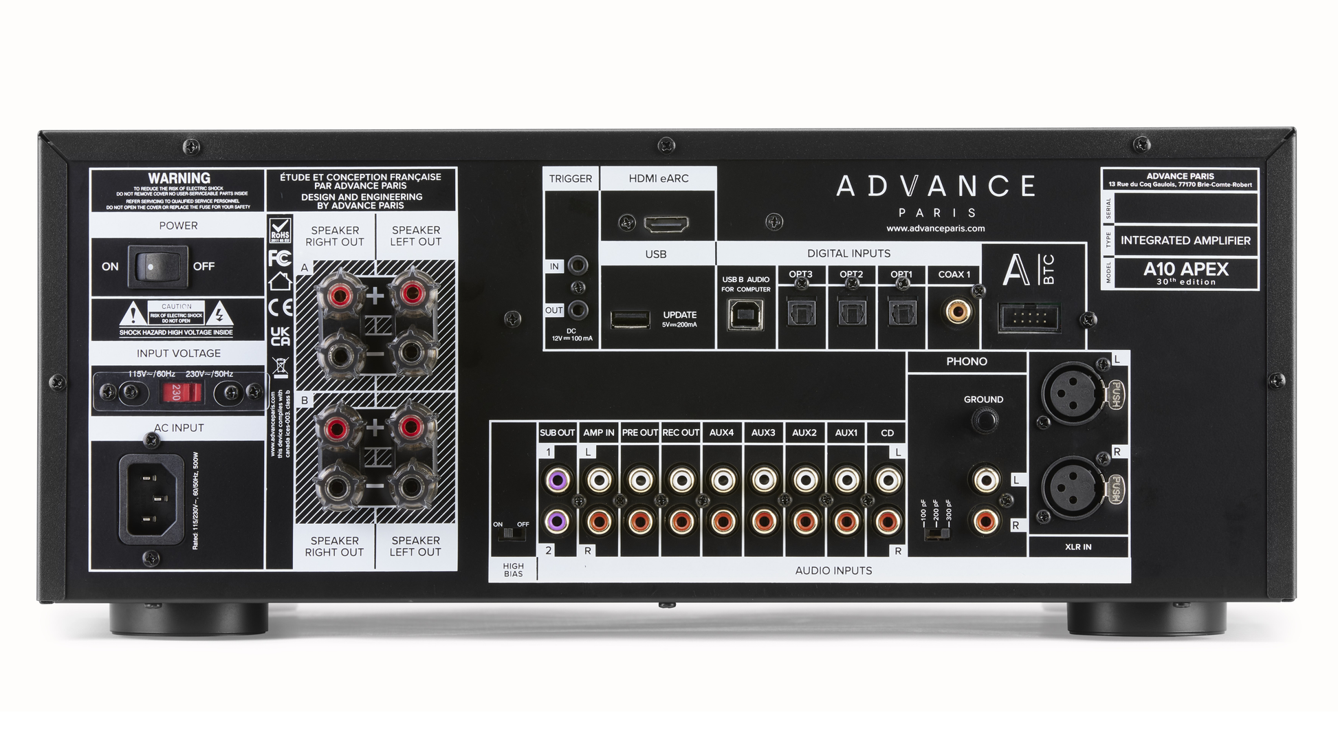 Advance Paris A10 APEX Integrated Amplifier dealer in Timonium Maryland