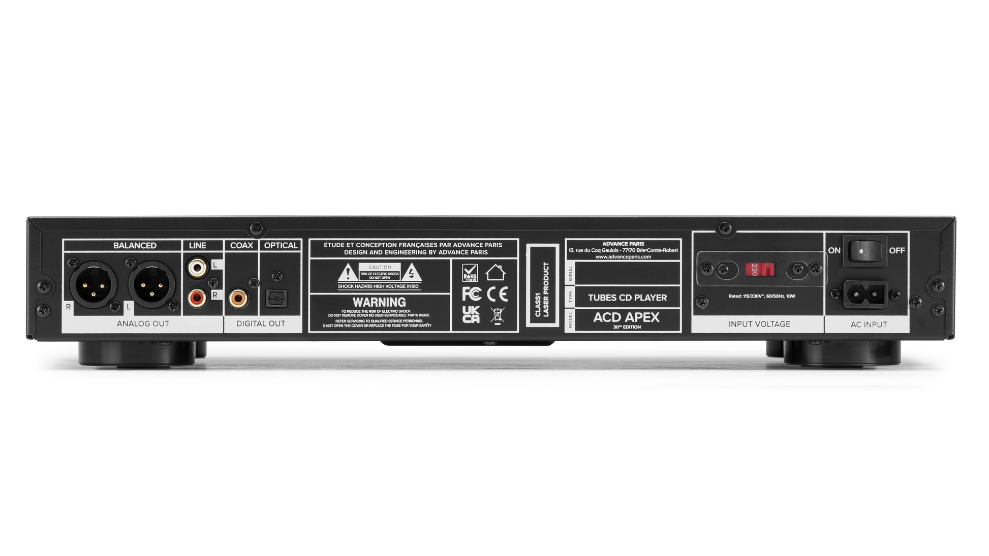 Advance Paris ACD APEX CD Player dealer in Timonium Maryland