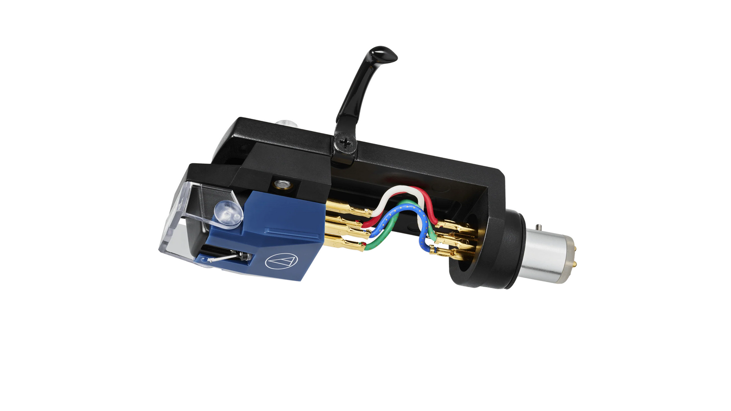 Audio Technica AT-VM520xEB/H - Elliptical Bonded MM Cartridge w/ Headshell