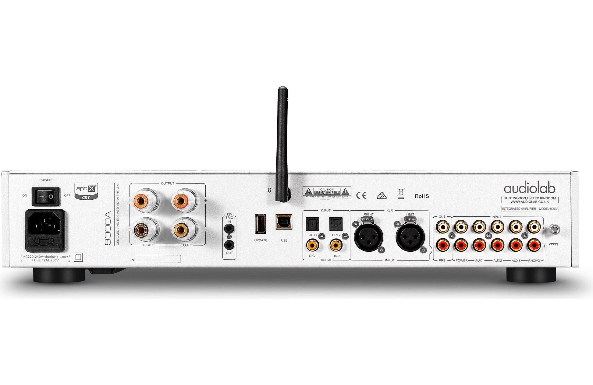 Audiolab 9000A Rear Back Input Output - US Audiolab Dealer Timonium Maryland