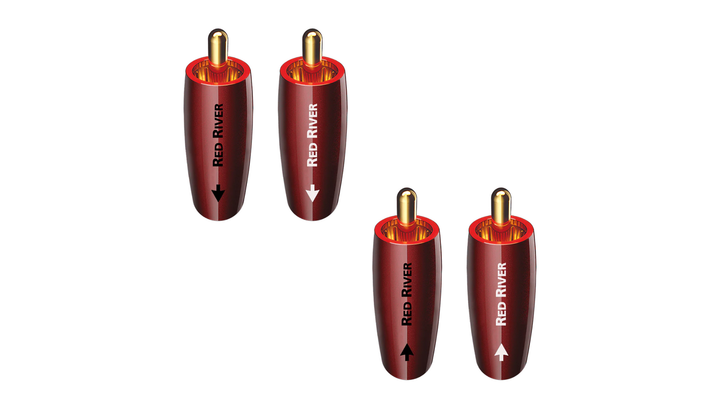 Audioquest Red River RCA Plugs