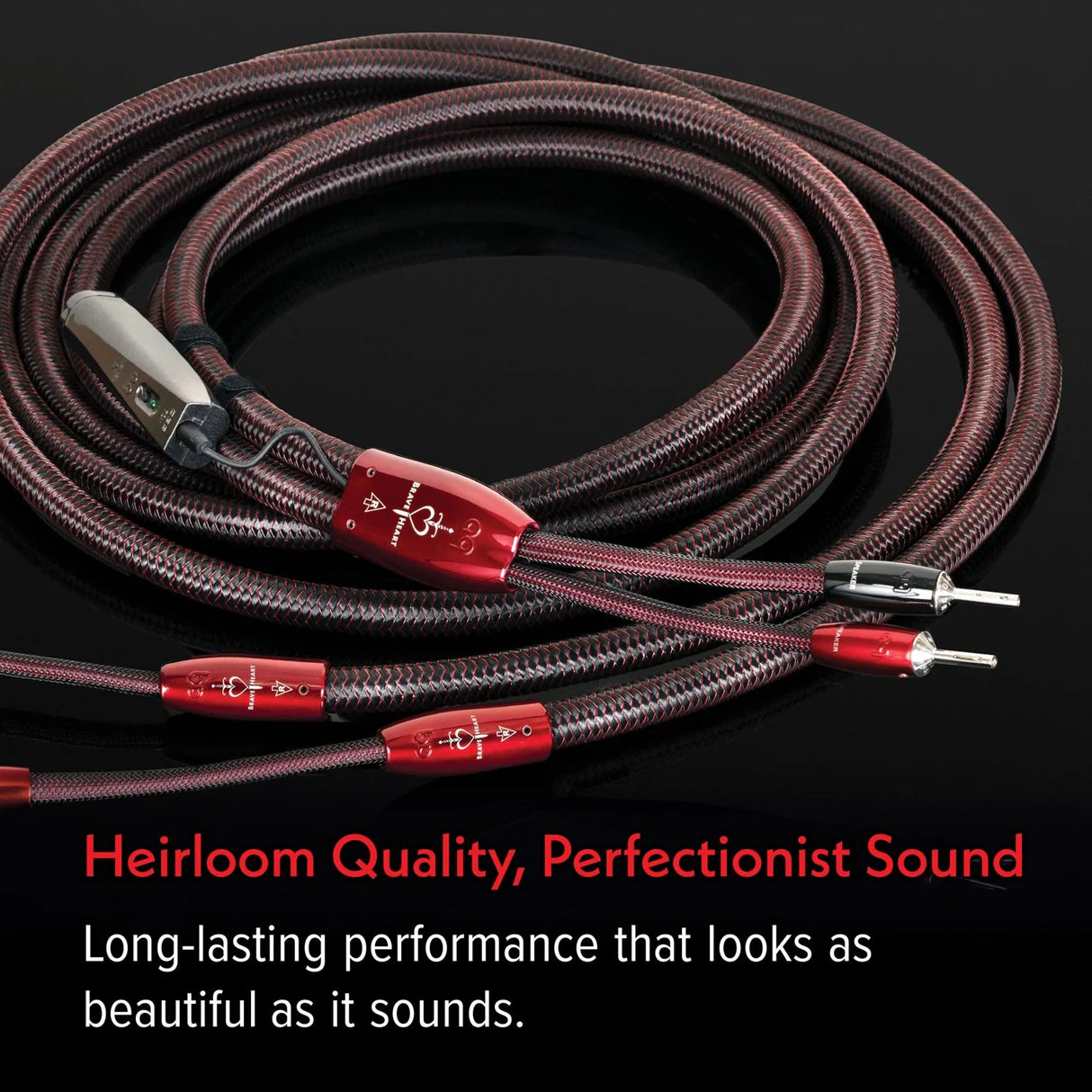 Audioquest Brave Heart Full-Range ZERO-Tech Speaker Cable