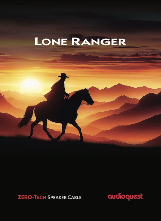 AudioQuest Lone Ranger full page advertisement.