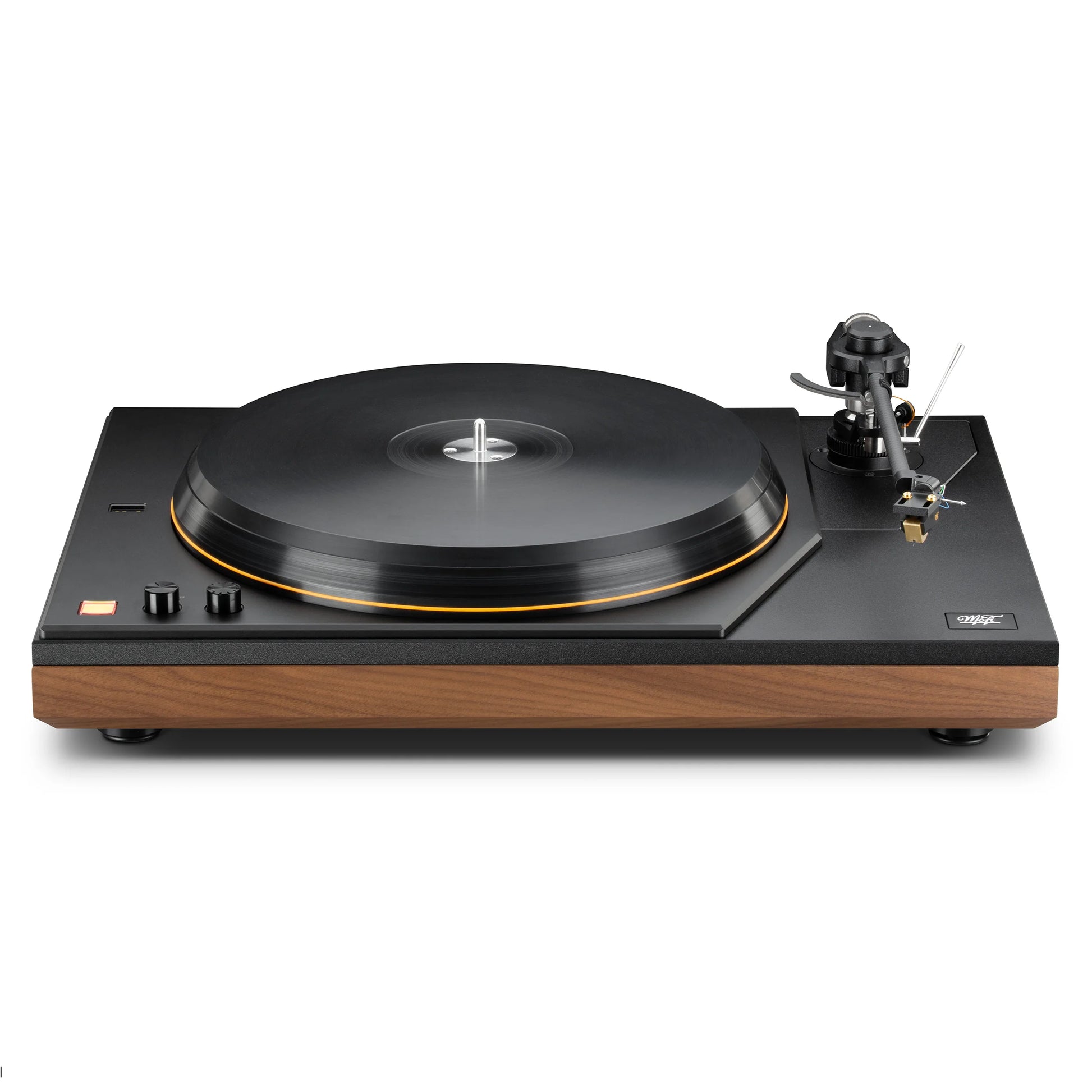 MoFi Masterdeck Turntable_front_walnut