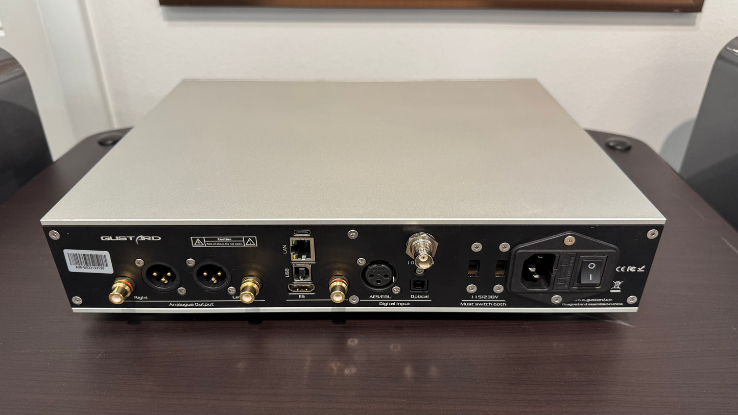 Gustard A26 DAC & Network Streamer - Silver (USED)