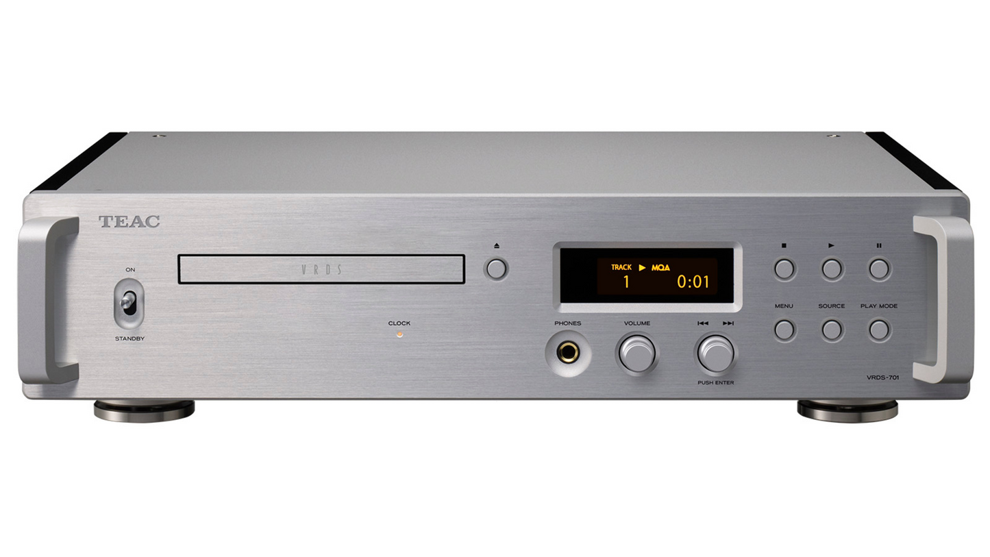 TEAC Audio VRDS-701 Dual Monaural USB/DAC/CD Player/Digital Pre-Amp Silver