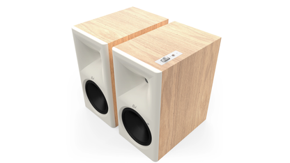 Klipsch The Nines II Powered Stereo Speakers with HDMI ARC, Built-In Phono Preamp, and Bluetooth — Pair