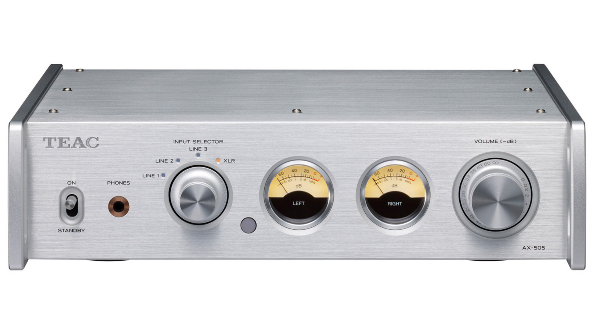 TEAC Audio AX-505 Stereo Integrated Amplifier Silver