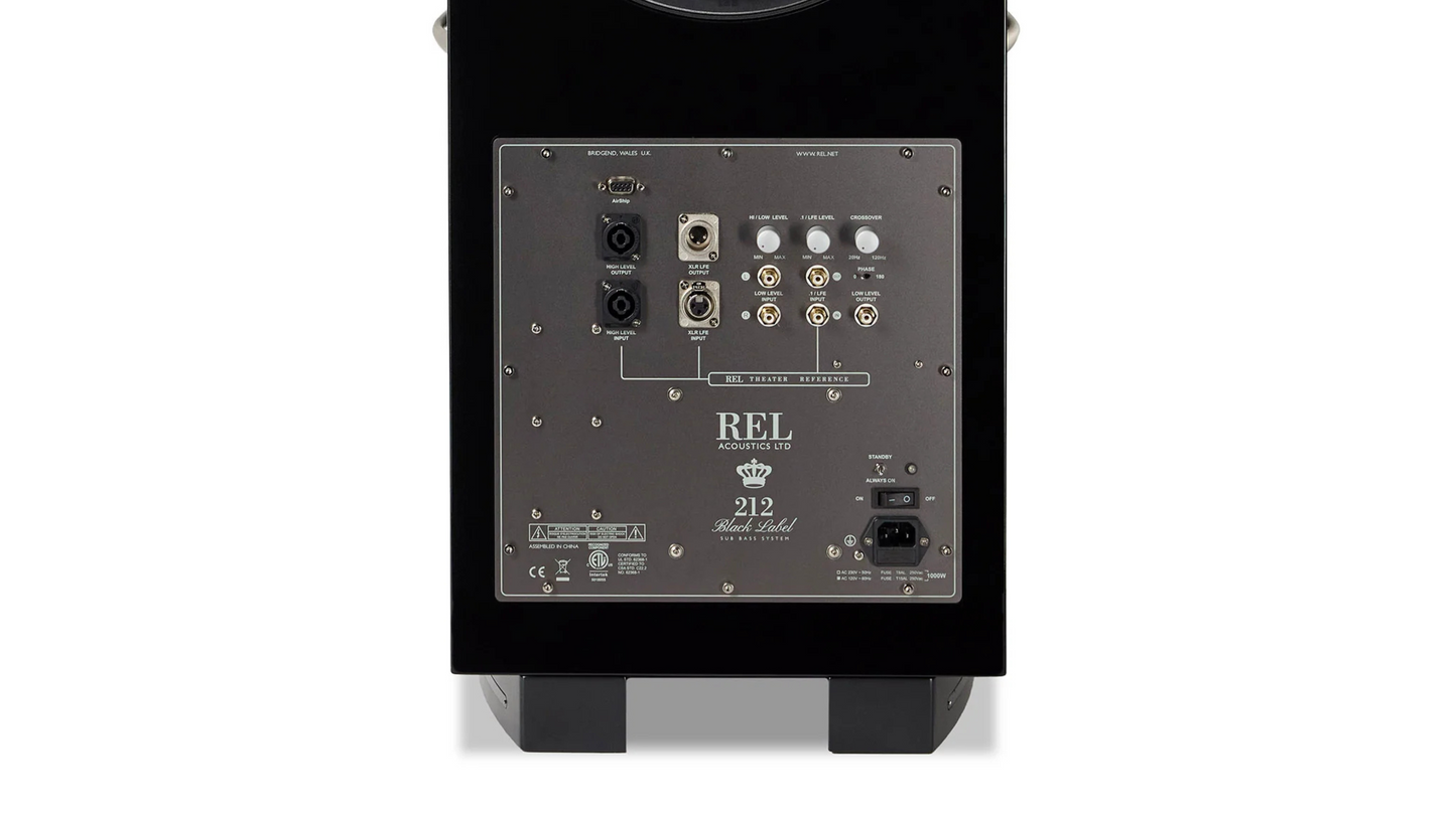 REL Acoustics 212 Black Label, Hi End Subwoofer dealer in Timonium Maryland 