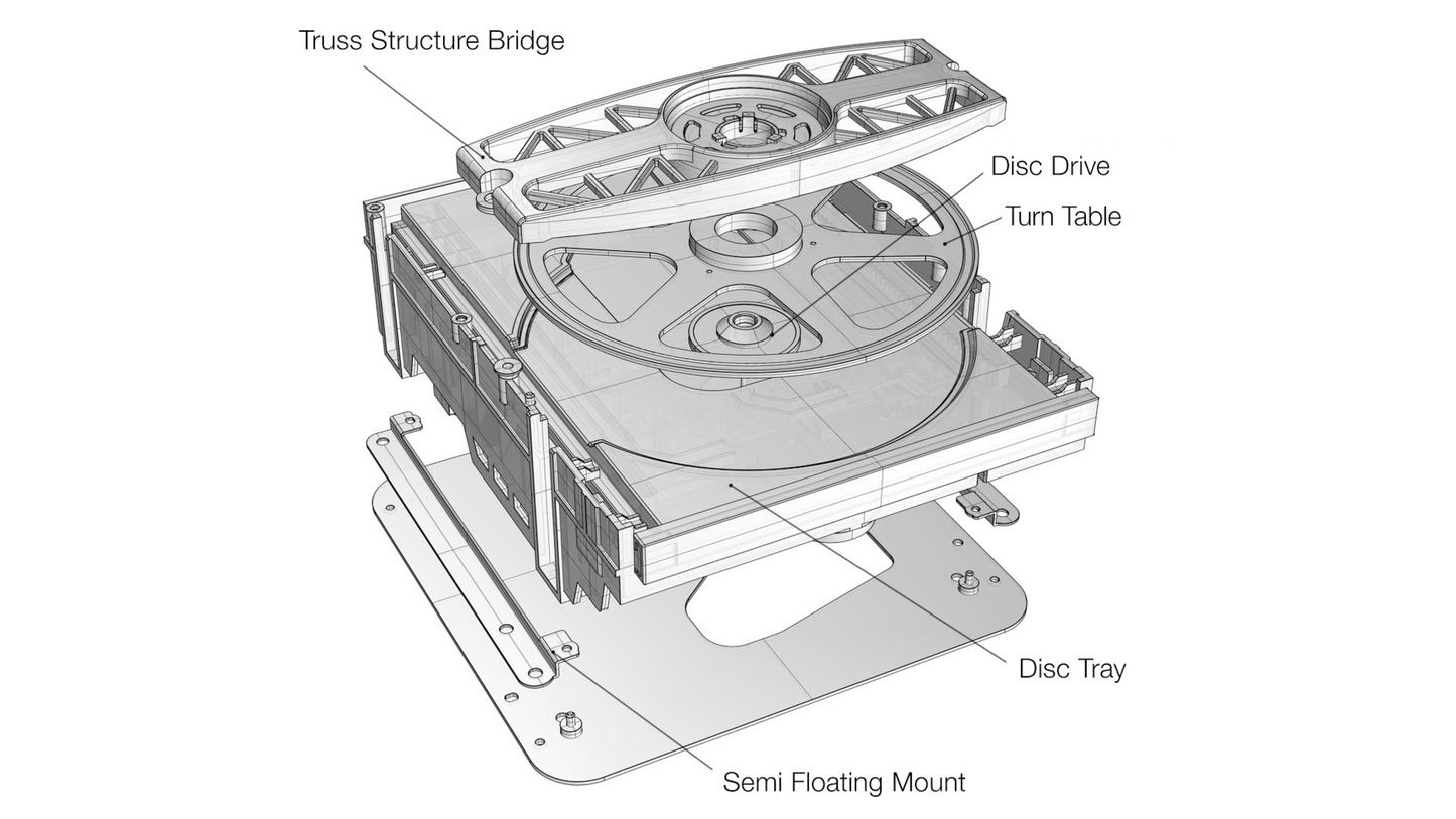 TEAC Audio VRDS-701T CD Transport Silver