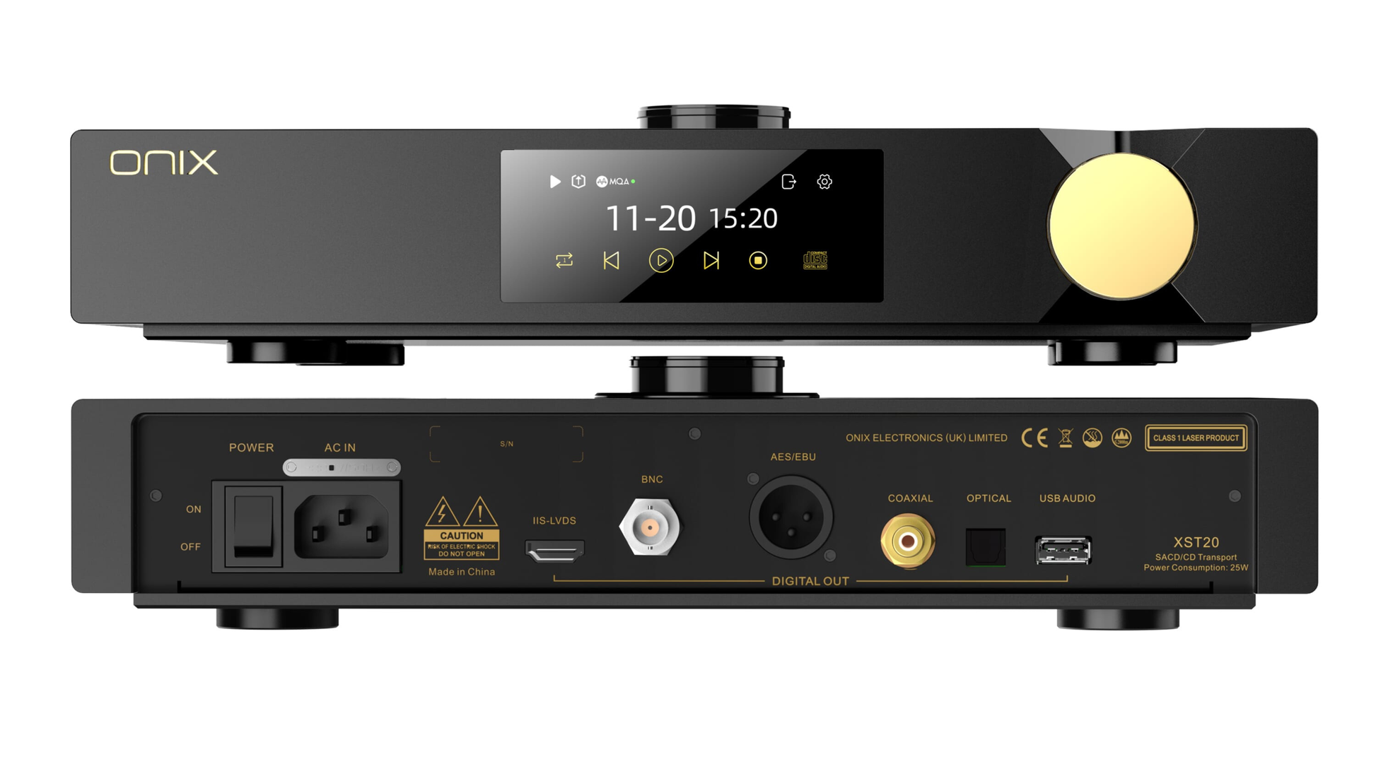 Shanling Onix Zenith XST20 SACD/CD Transport dealer in Timonium Maryland 