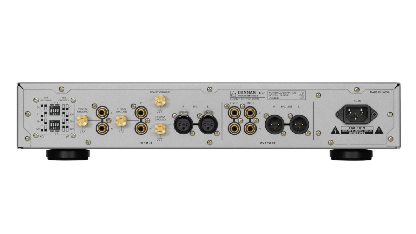 Luxman E-07 Phono Preamplifier, Luxury HiFi Dealer in Timonium Maryland 