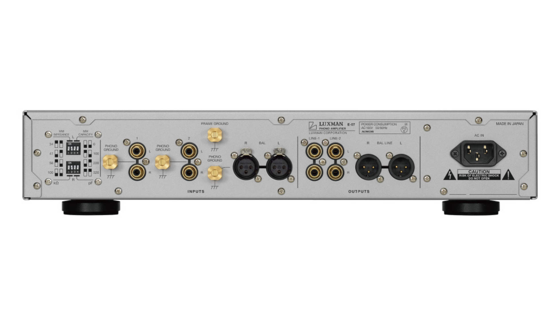 Luxman E-07 Phono Preamplifier, Luxury HiFi Dealer in Timonium Maryland 