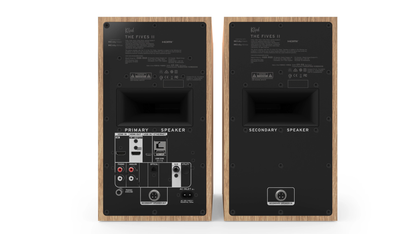 Klipsch The Fives II Powered Stereo Speakers with HDMI ARC, Built-In Phono Preamp, and Bluetooth — Pair