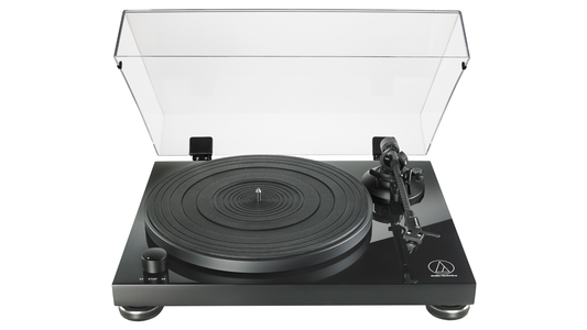 Audio-Technica AT-LPW50PB Fully Manual Belt-Drive Turntable — Piano Black