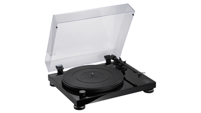 Audio-Technica AT-LPW50PB Fully Manual Belt-Drive Turntable — Piano Black
