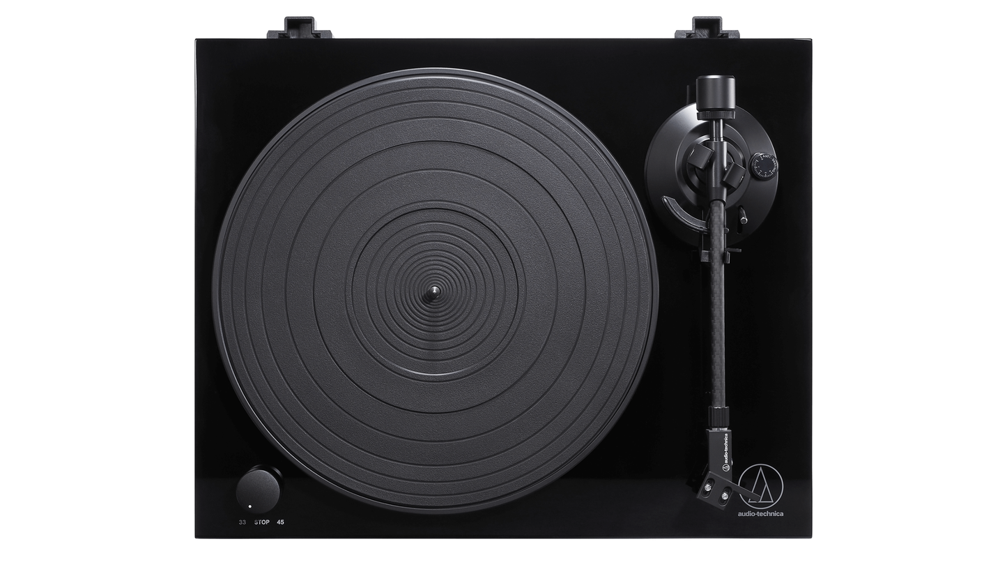 Audio-Technica AT-LPW50PB Fully Manual Belt-Drive Turntable — Piano Black