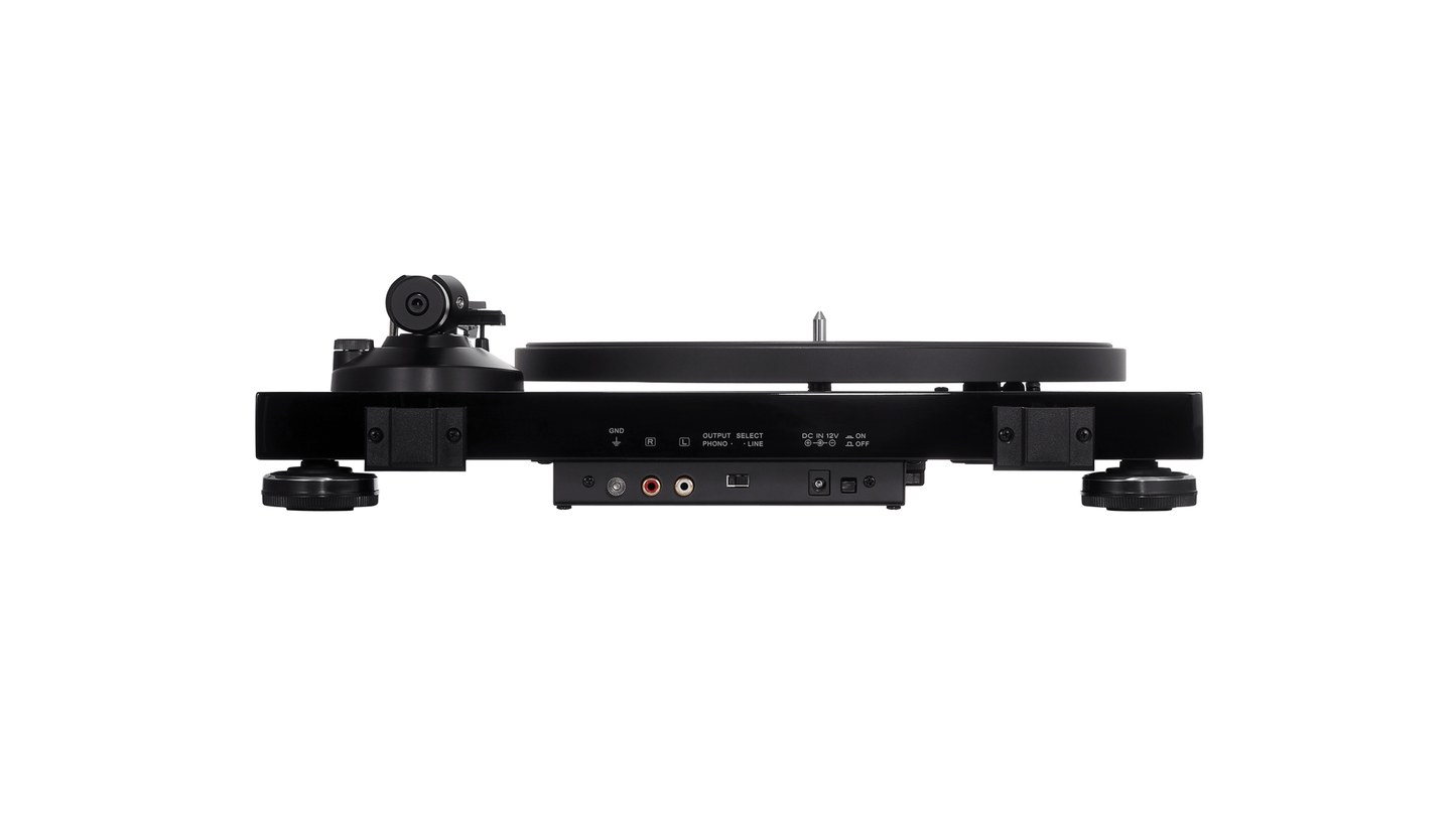 Audio-Technica AT-LPW50PB Fully Manual Belt-Drive Turntable — Piano Black