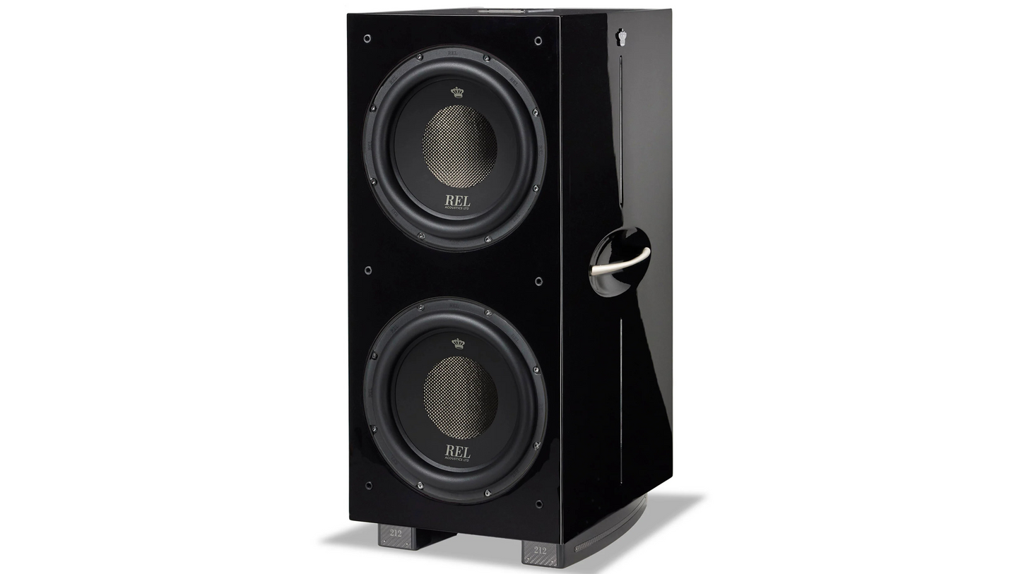 REL Acoustics 212 Black Label, Hi End Subwoofer dealer in Timonium Maryland 