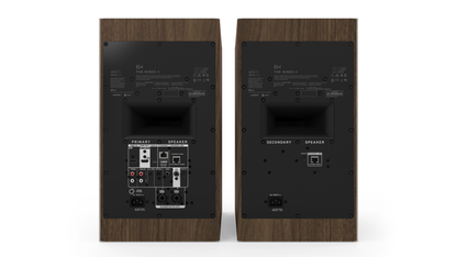 Klipsch The Nines II Powered Stereo Speakers with HDMI ARC, Built-In Phono Preamp, and Bluetooth — Pair