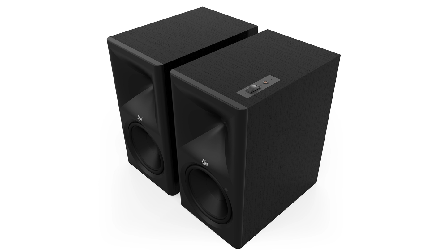 Klipsch The Nines II Powered Stereo Speakers with HDMI ARC, Built-In Phono Preamp, and Bluetooth — Pair