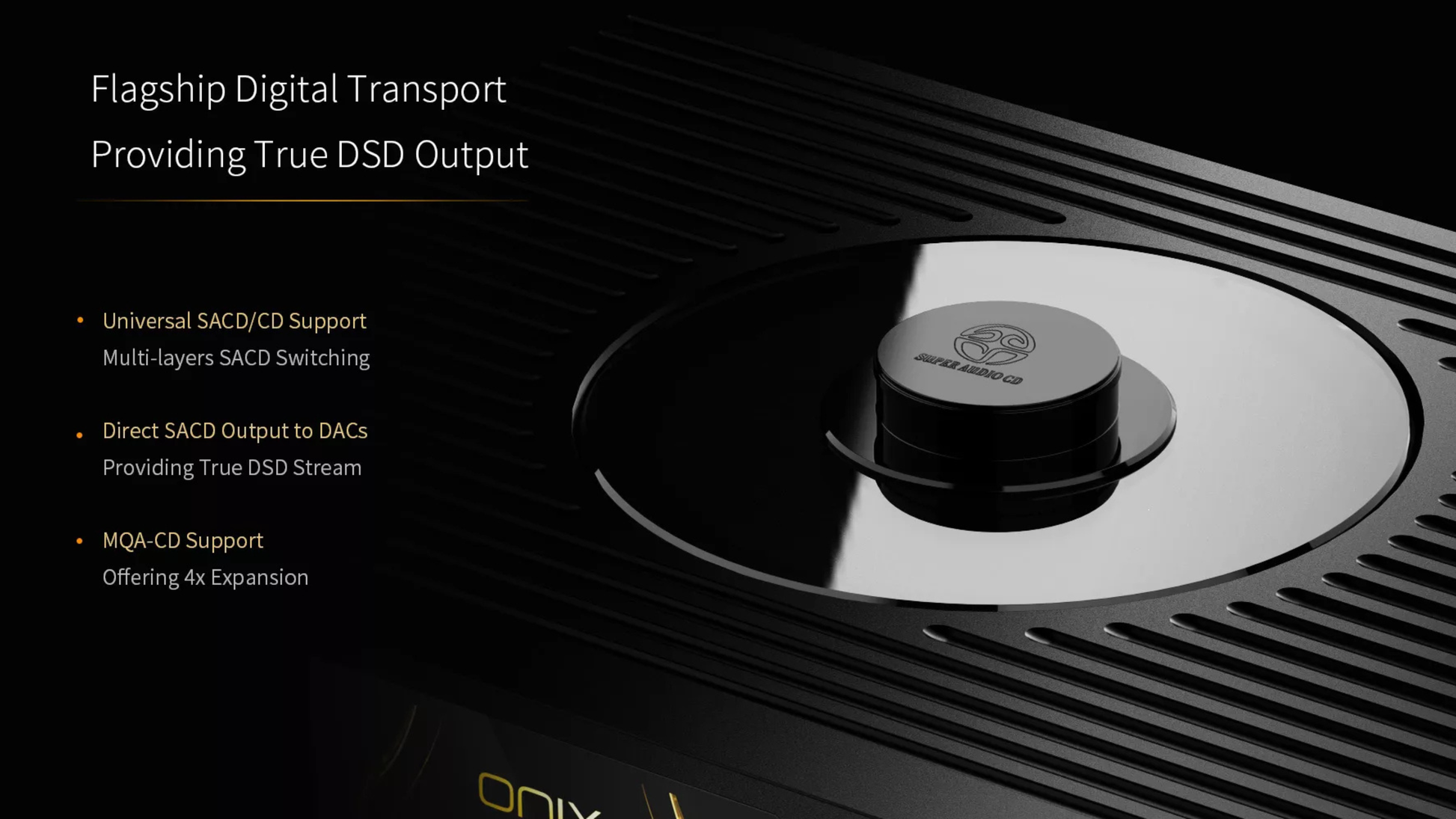 Shanling Onix Zenith XST20 SACD/CD Transport dealer in Timonium Maryland 