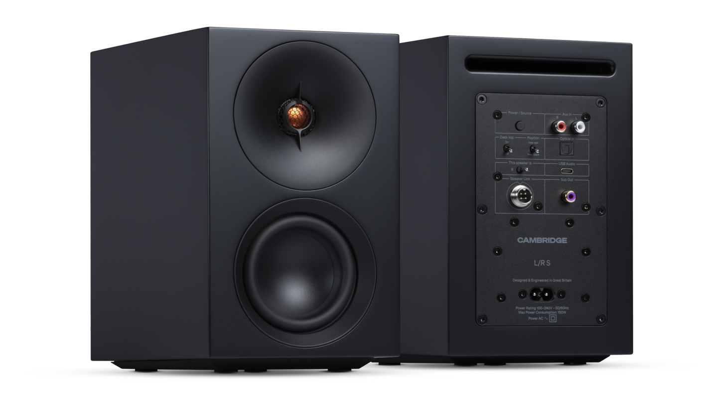 Cambridge Audio L/R S Active Stereo Speakers dealer in Timonium Maryland 