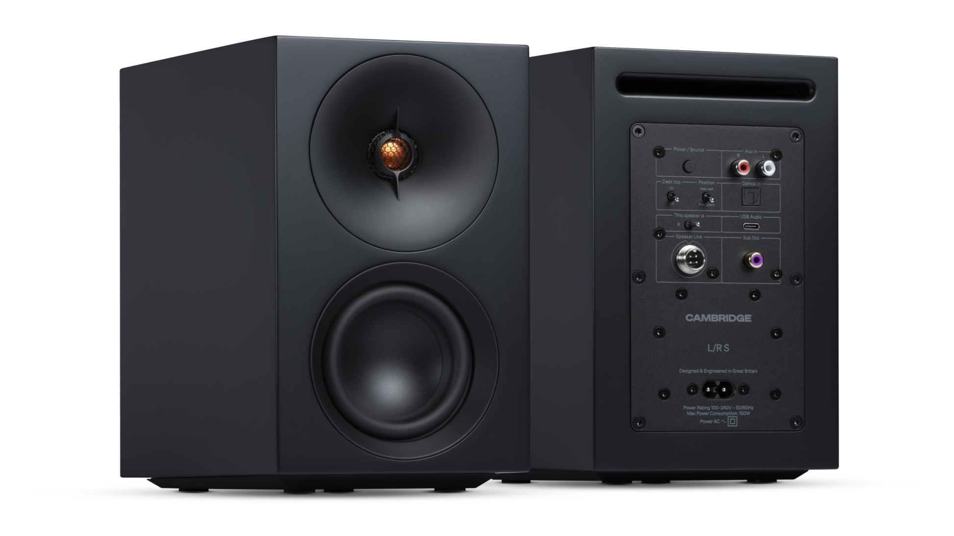 Cambridge Audio L/R S Active Stereo Speakers dealer in Timonium Maryland 