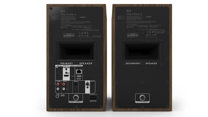 Klipsch The Fives II Powered Stereo Speakers with HDMI ARC, Built-In Phono Preamp, and Bluetooth — Pair