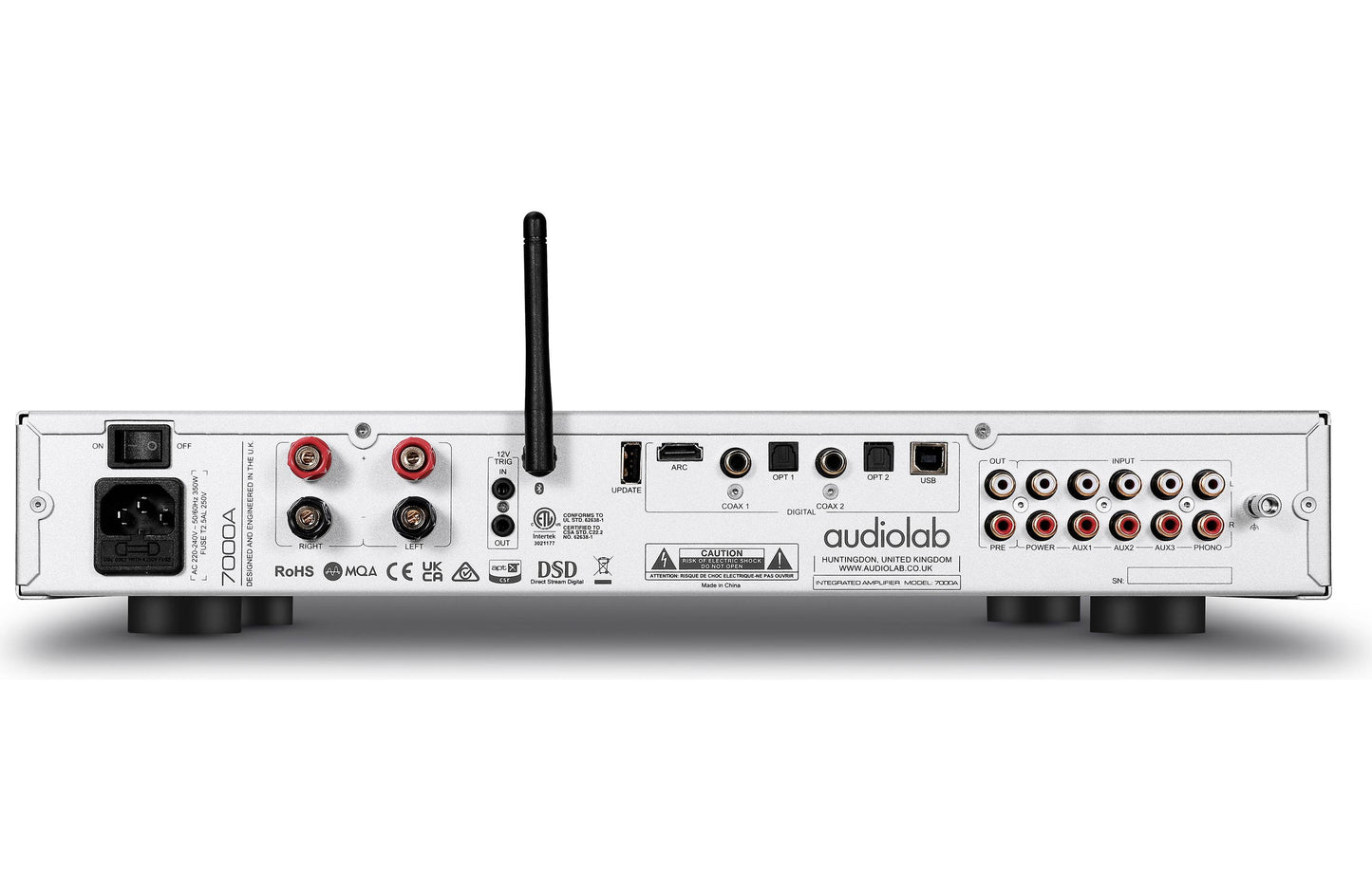 Audiolab 7000A Rear Back Input Output