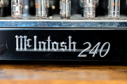 McIntosh MC240 Stereo Tube Power Amplifier (Used) – Vintage