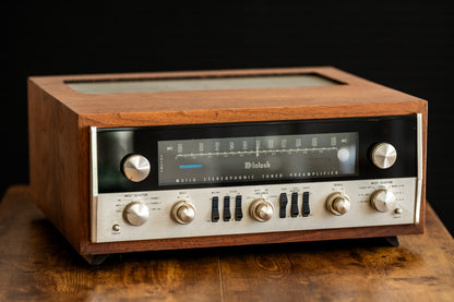 McIntosh MX110Z Stereo Tube Tuner Preamplifier with Wood Cabinet (Used) – Vintage