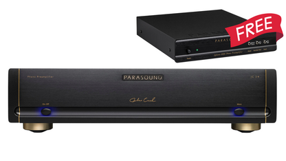 Parasound JC3+ Phono Preamplifier Black + FREE Zphono XRM