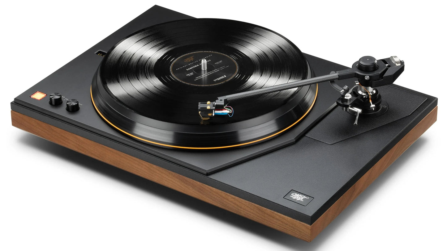 MoFi Masterdeck Turntable_angled_walnut