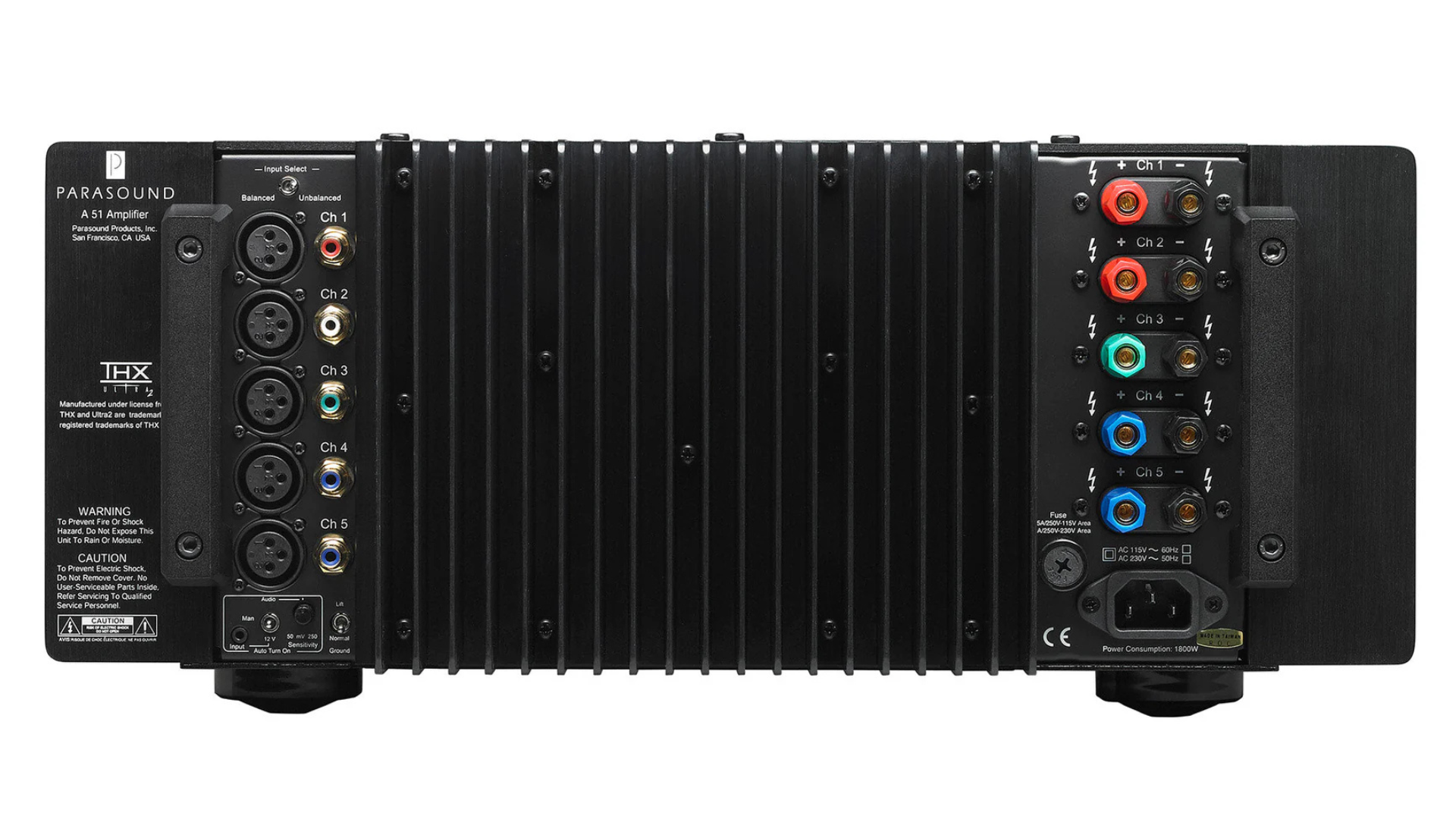 Parasound HALO A51 5-channel Power Amp