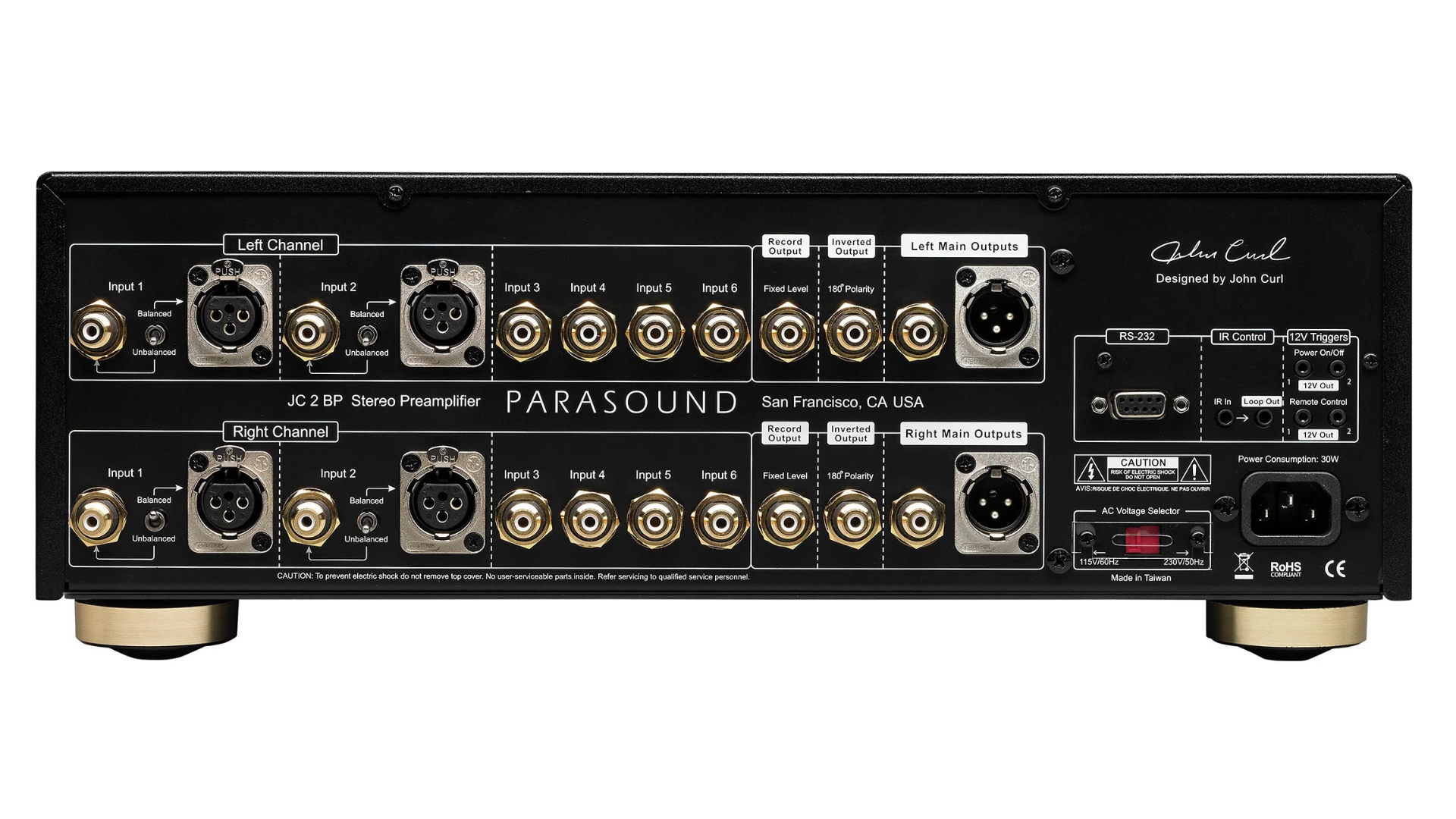 Parasound JC2BP Preamp