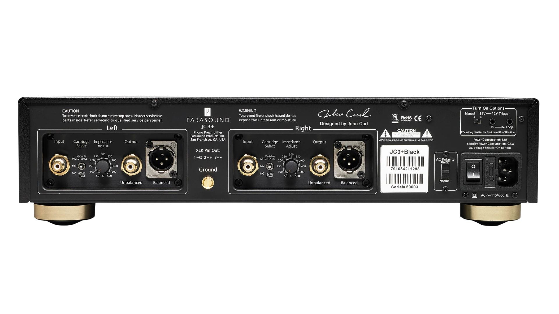 Parasound JC 3+ Phono Preamplifier - Thumbnail 2