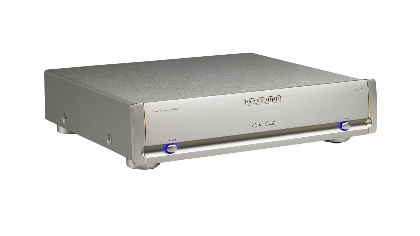 Parasound JC3+ Phono Preamplifier silver_angle
