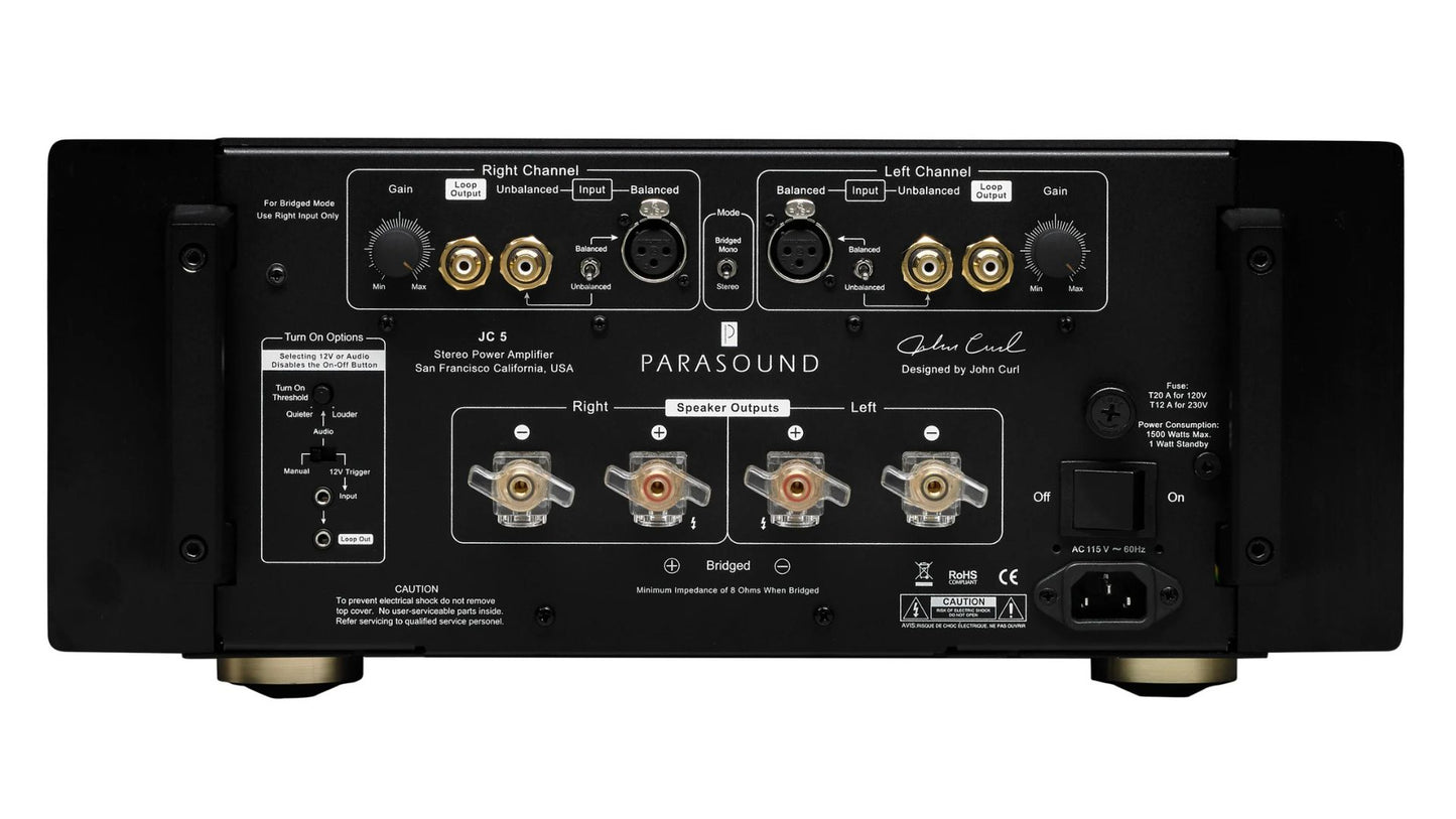 Parasound JC5 Stereo Power Amp