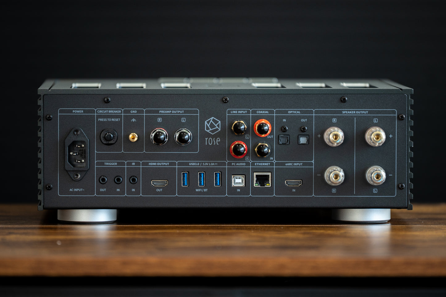HiFi Rose RS520 Streaming Integrated Amplifier (New / Open Box)