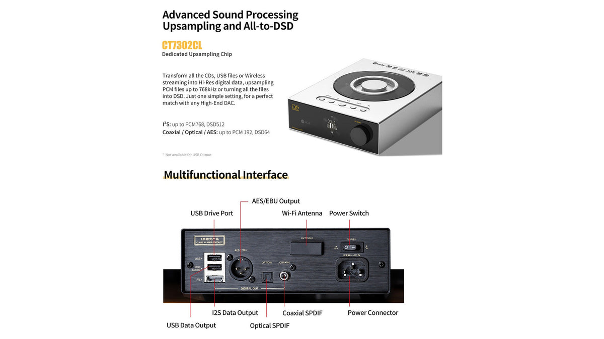 Shanling ET3 EVO CD Transport view 8