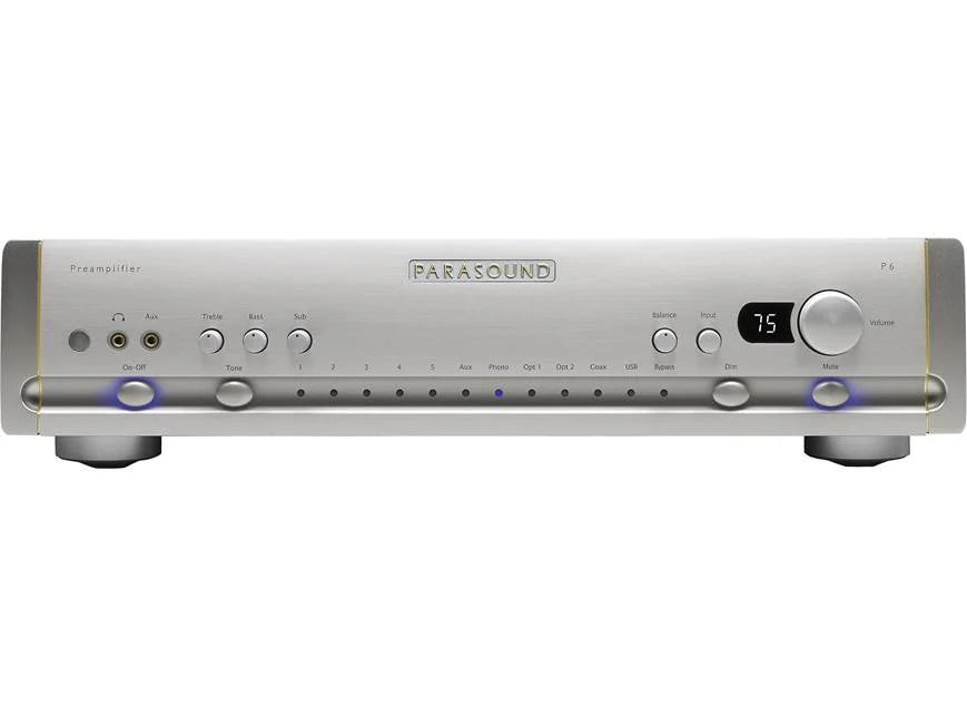 Parasound HALO P6 Preamplifier Silver (LIMITED)