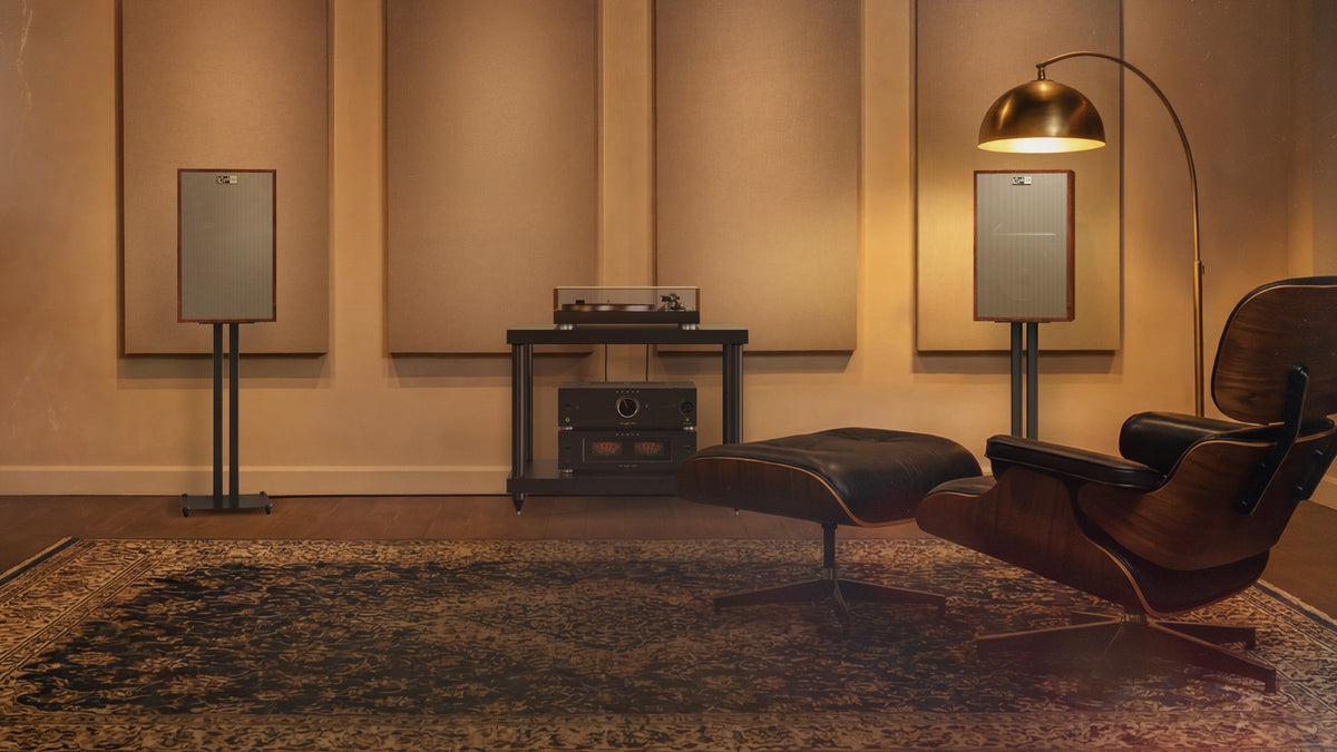 Klipsch Rebellion Heritage Tigerwood (Limited Edition) in room