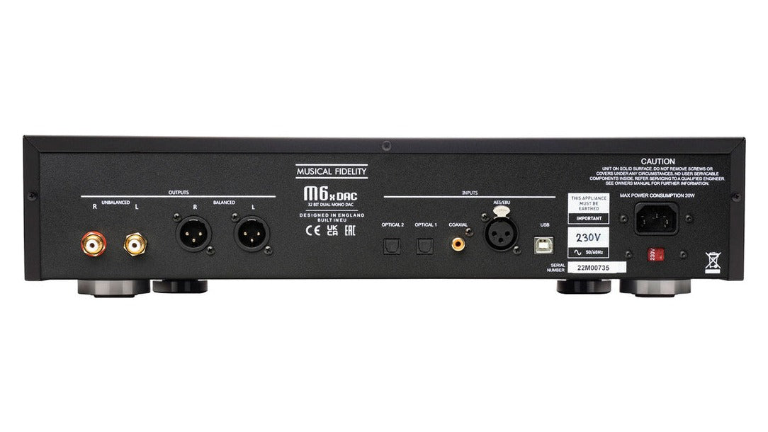 Musical Fidelity M6xDAC 32 Bit Dual Mono DAC view 5