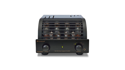PrimaLuna EVO 100 Tube Integrated Amplifier in black, front view
