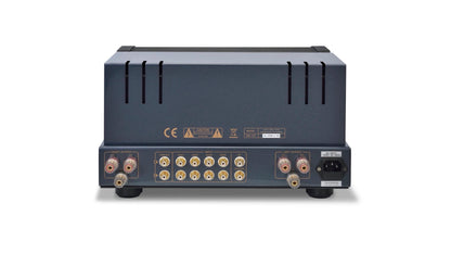PrimaLuna EVO 200 Tube Integrated Amplifier in silver, rear view
