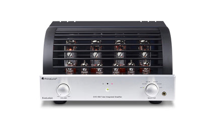 PrimaLuna EVO 400 Tube Integrated Amplifier in silver, detail view