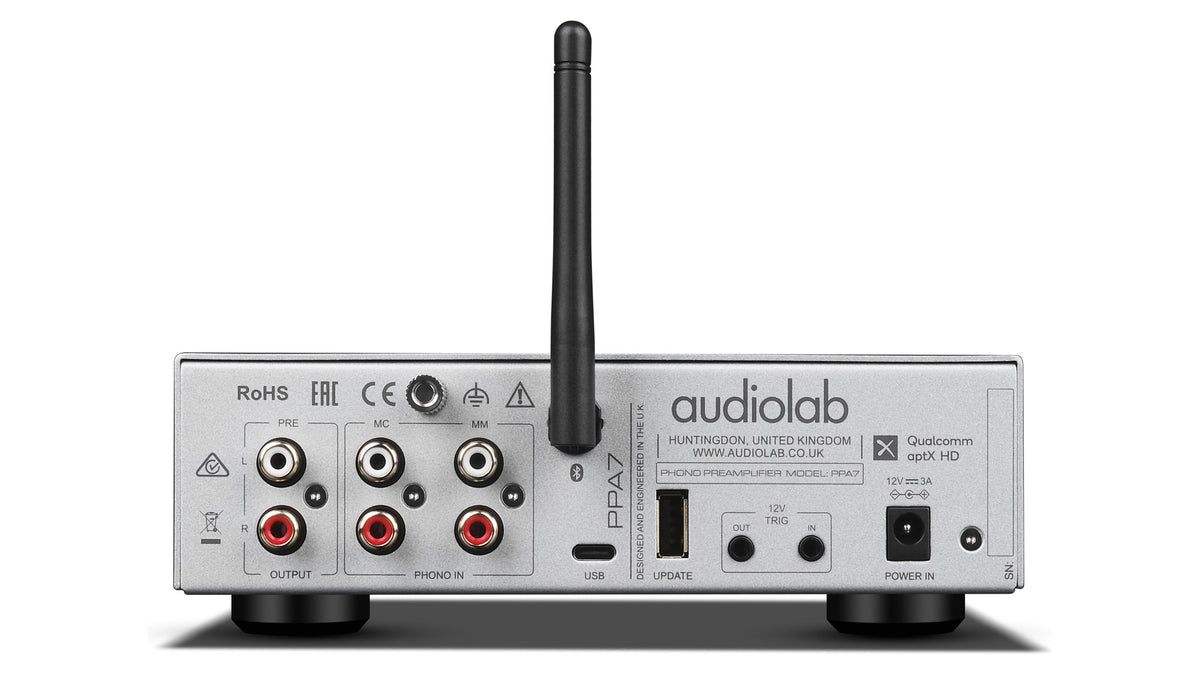 Audiolab PPA7 phono preamplifier in silver