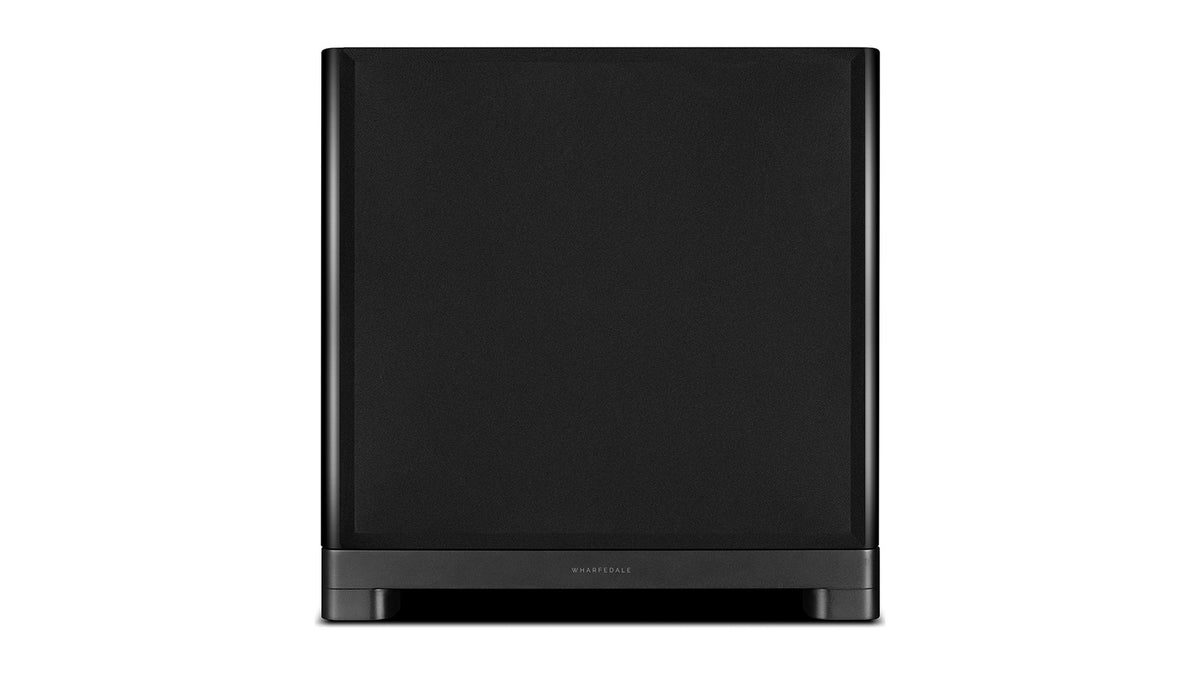 Wharfedale NOVA 15 powered subwoofer, front view with the grille on
